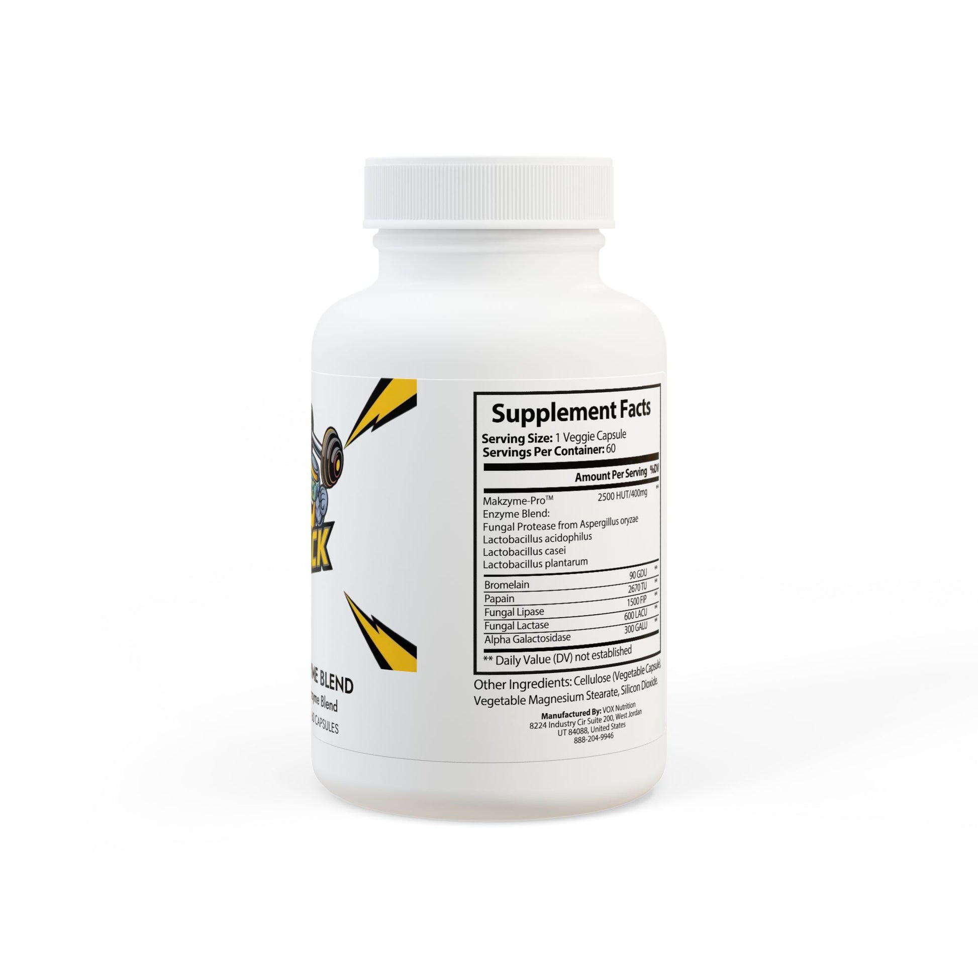 Digestive Enzyme Blend Supplement (60 Capsules)