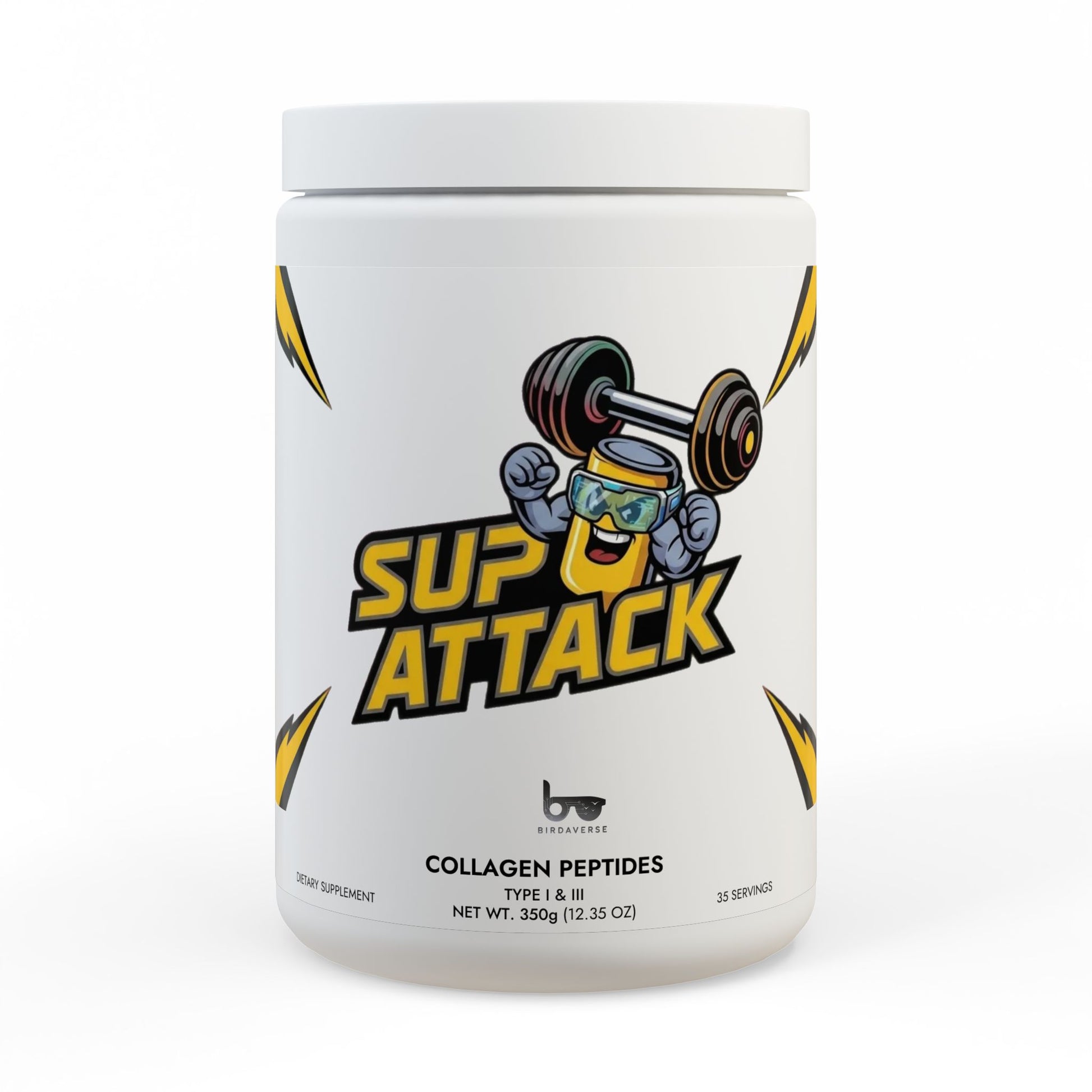 Collagen Peptides Type I & III Supplement (350g, 12.3oz)