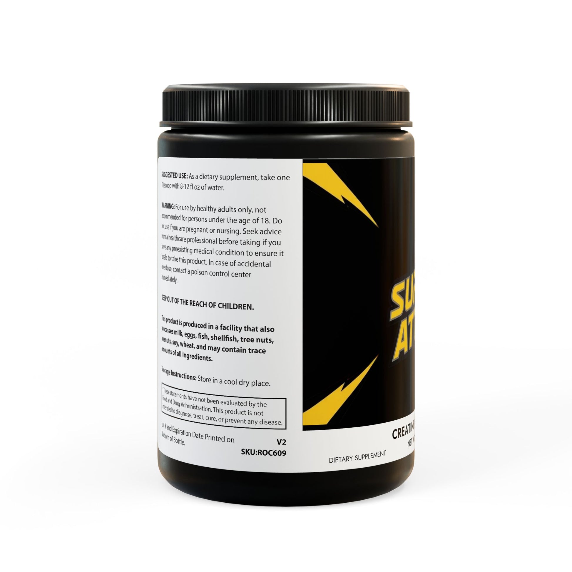 Creatine Monohydrate Supplement (300g, 10.58oz)