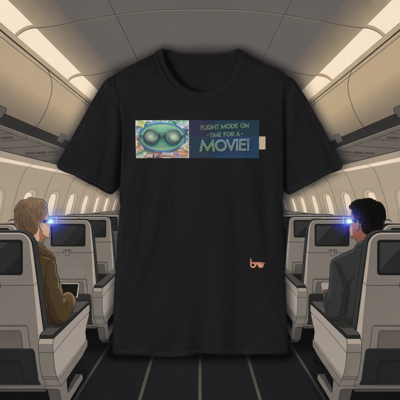 FLIGHT MODE ON ''-TIME FOR A-MOVIE !