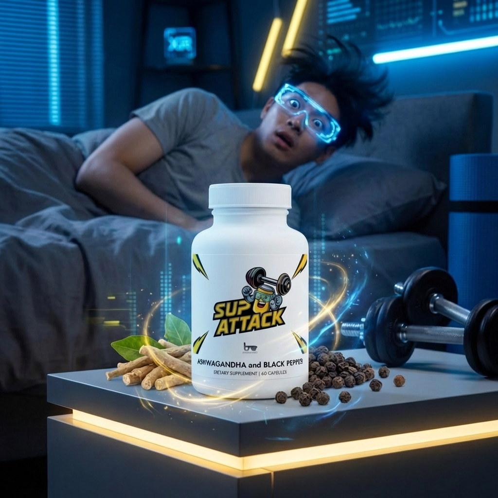 Ashwagandha and Black Pepper Supplement (60 capsules)