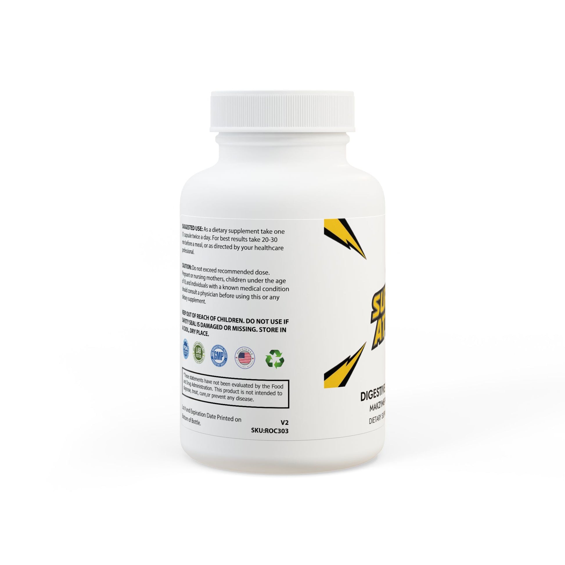 Digestive Enzyme Blend Supplement (60 Capsules)