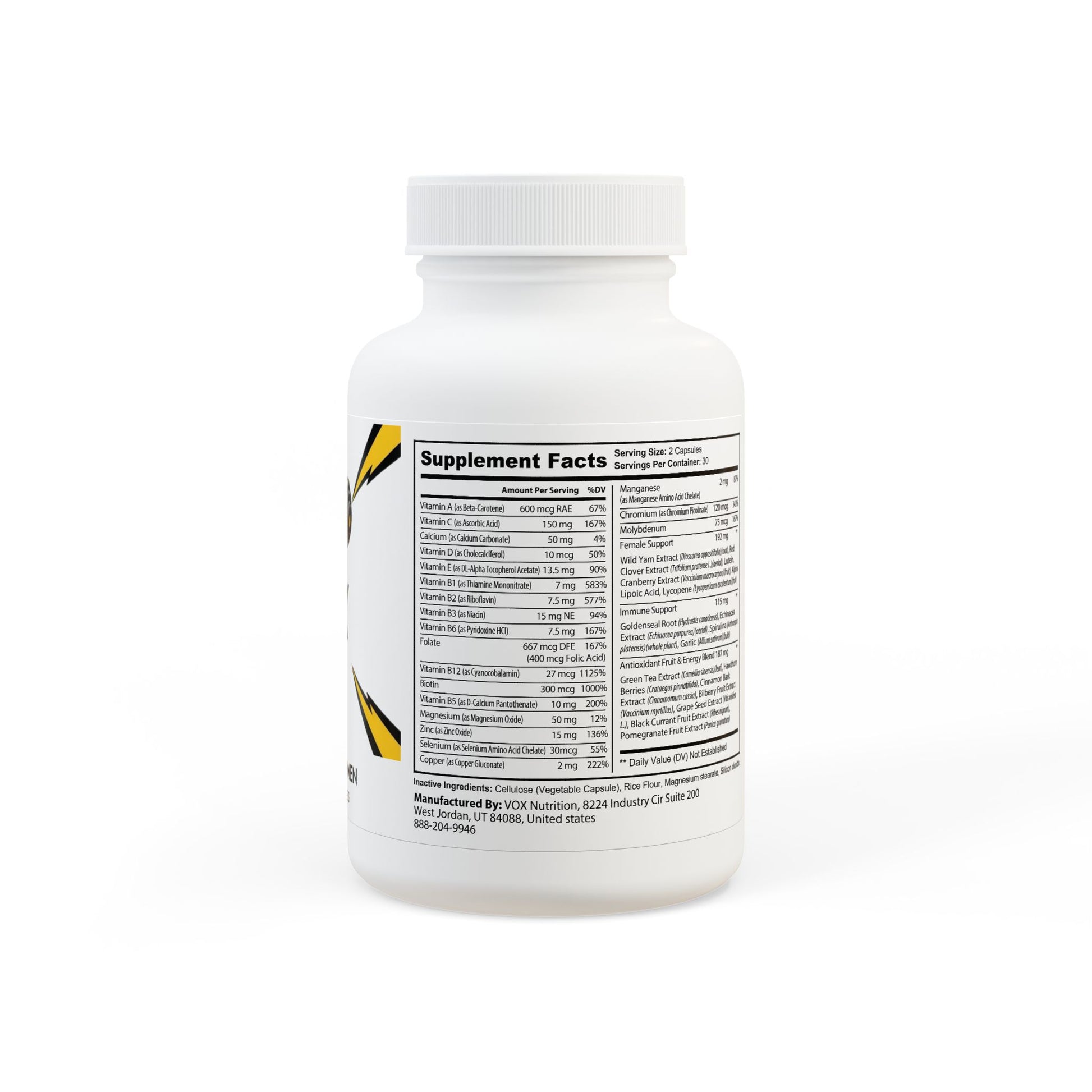 Multivitamin for Women Supplement (60 Capsules)