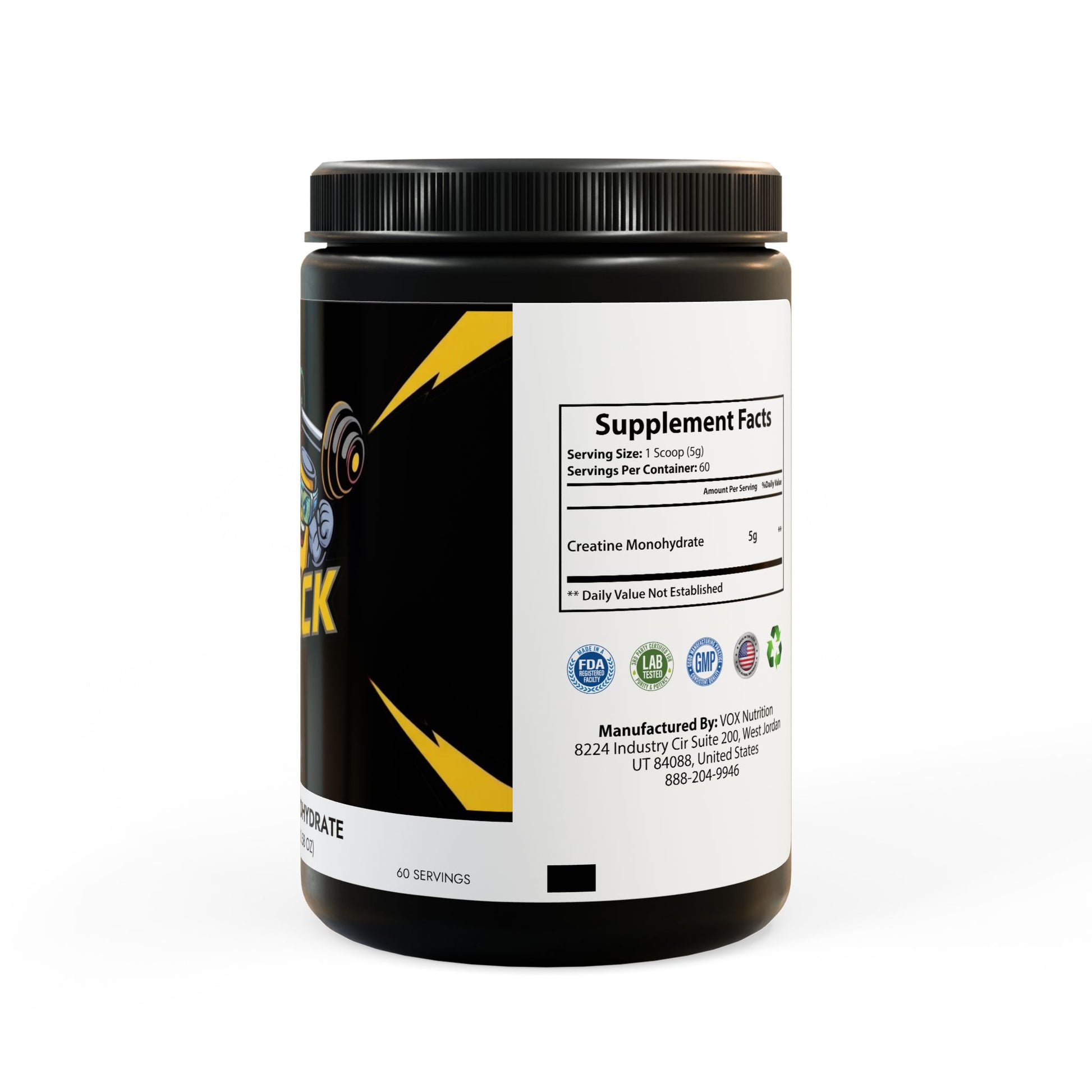 Creatine Monohydrate Supplement (300g, 10.58oz)
