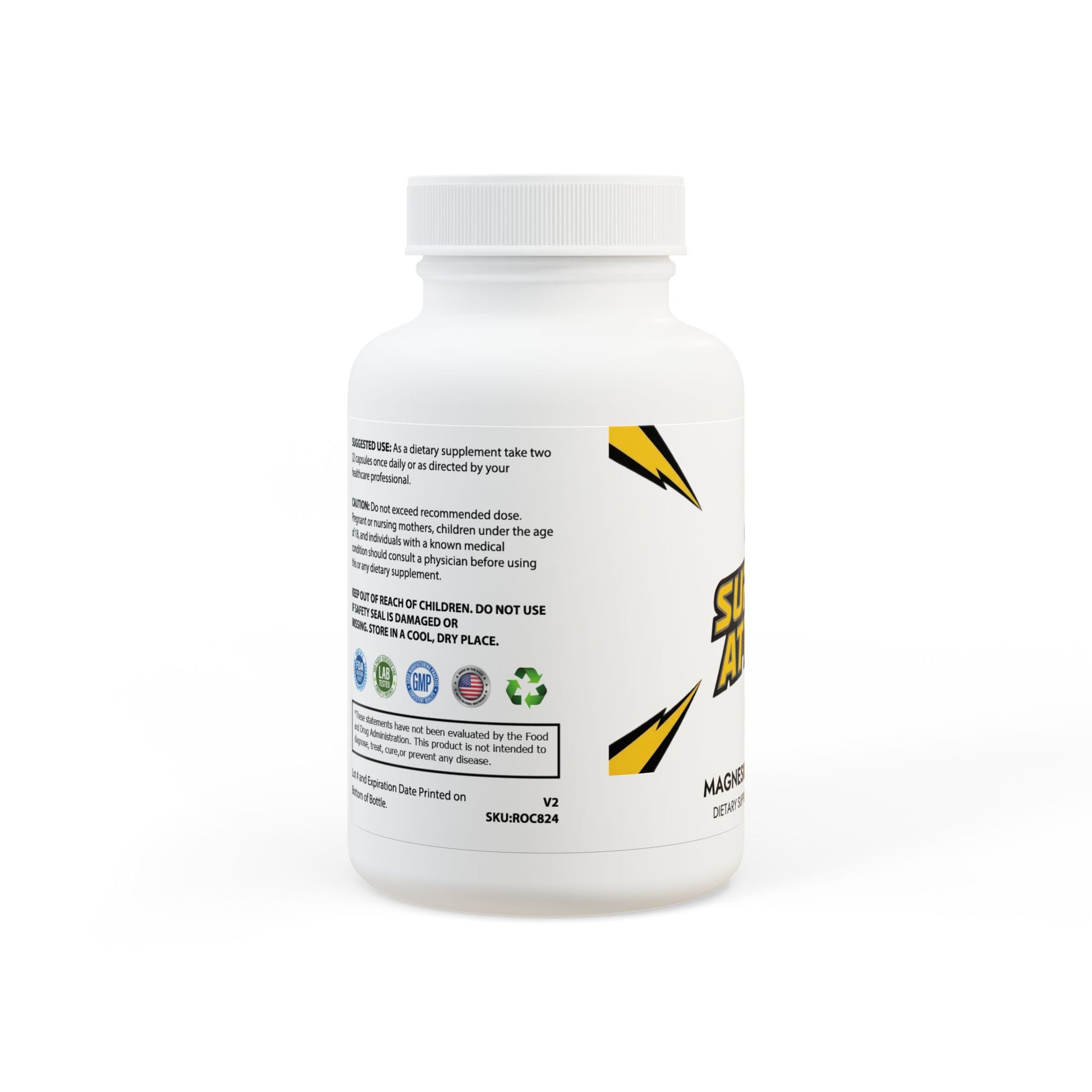 Magnesium Glycinate Supplement (60 Capsules)