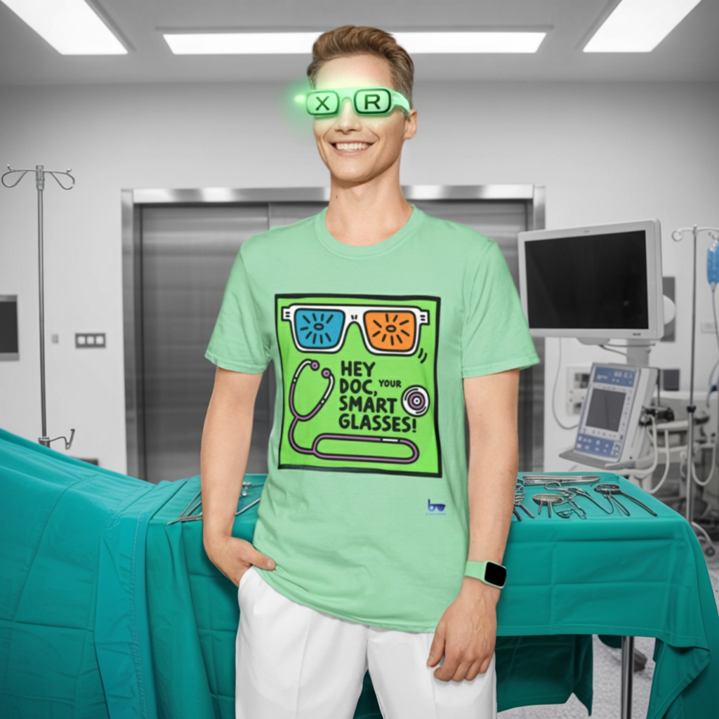 '' HEY DOC YOUR SMART GLASSES ! ''