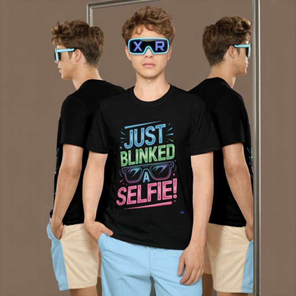 '' JUST BLINKED A SELFIE! ''