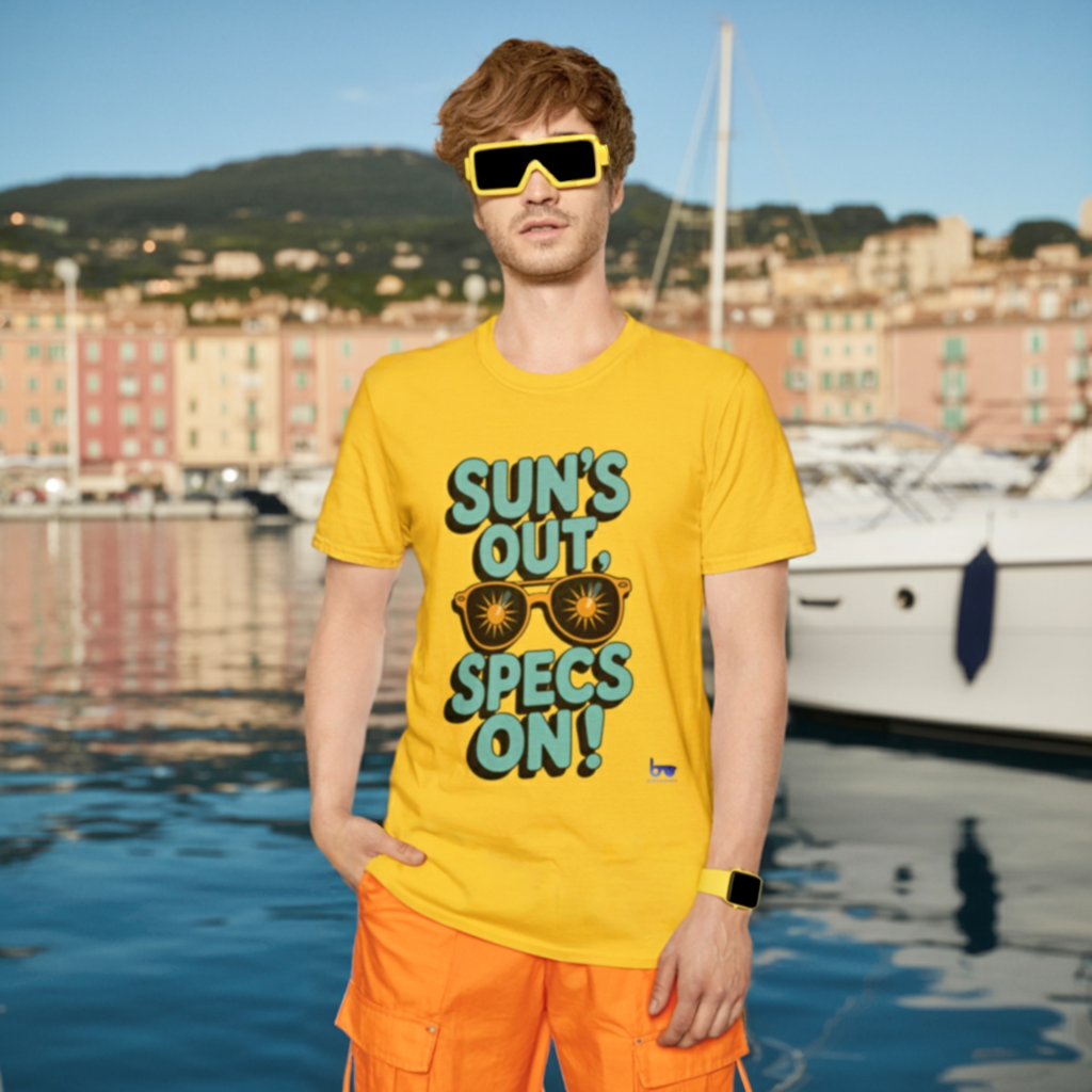 '' SUN'S OUT SPECS ON ! ''