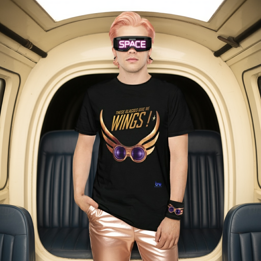 '' THESE GLASSES GIVE ME WINGS ! ''